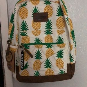 NWT DICKIES PINEAPPLE PRINTED BACKPACK